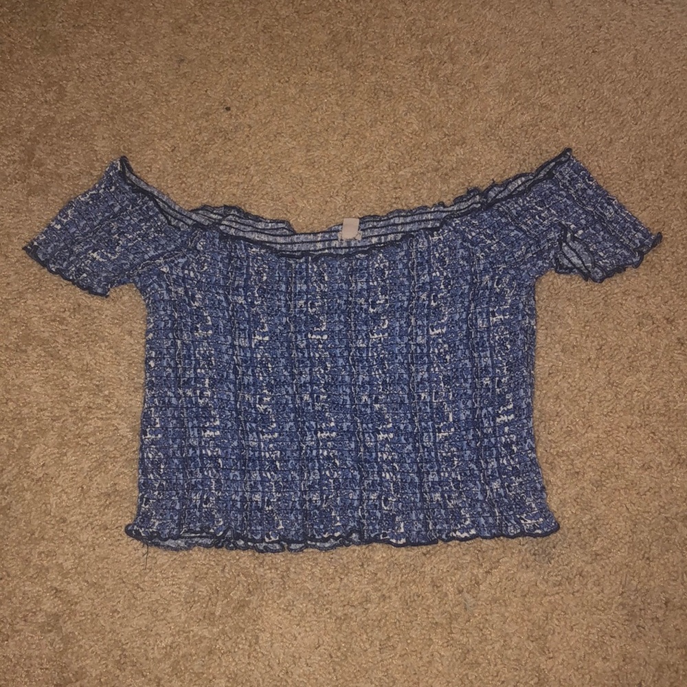 Off the shoulder crop top